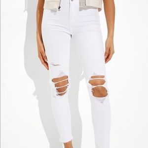 🎉brand new🎉 unused american eagle white skinny jeans!